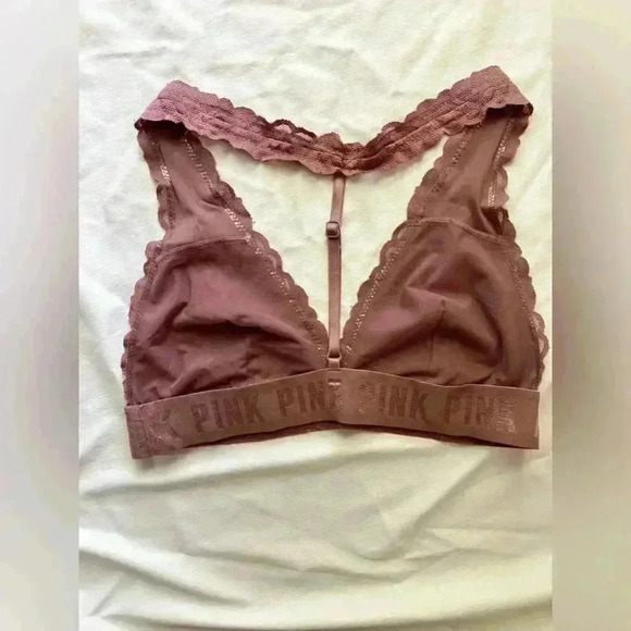 Victoria’s Secret PINK Lace Bralette Mauve - Picture 5 of 9